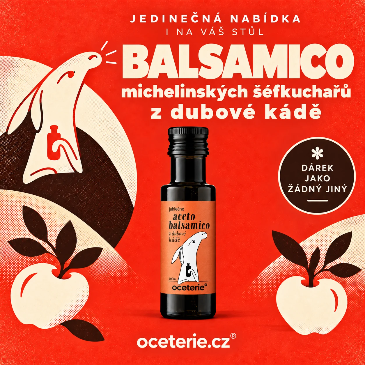 Jablečné balsamico, samostatná láhev 100 ml