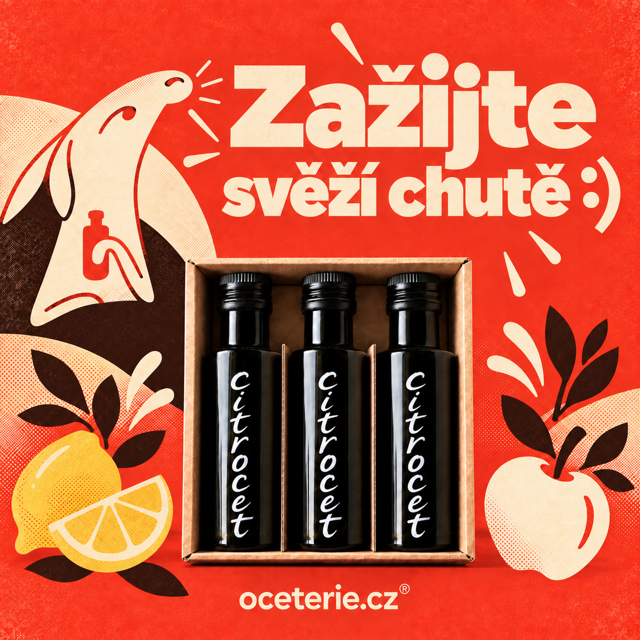 Citrocet · 3 × 100 ml v dárkové krabičce