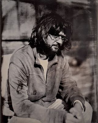 cca 2010 #tintype čili fotka na plech metodou zvanou #wetplate čili mokrá deska postupem zvaným #collodionprocess čili...